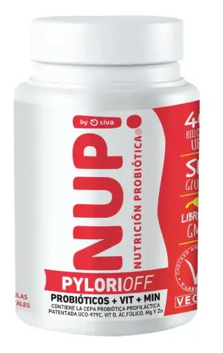 Probiótico Pylorioff 40 Billones x30 caps, NUP