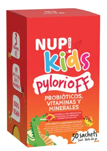 Probióticos Kids Pylorioff 6 Billones x30 sachet, NUP