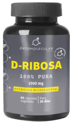 [OM1122] D-Ribosa 1.000 mg-60 cáps