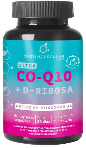 [OM1108] Coenzima Q10+D Ribosa-60 cáps